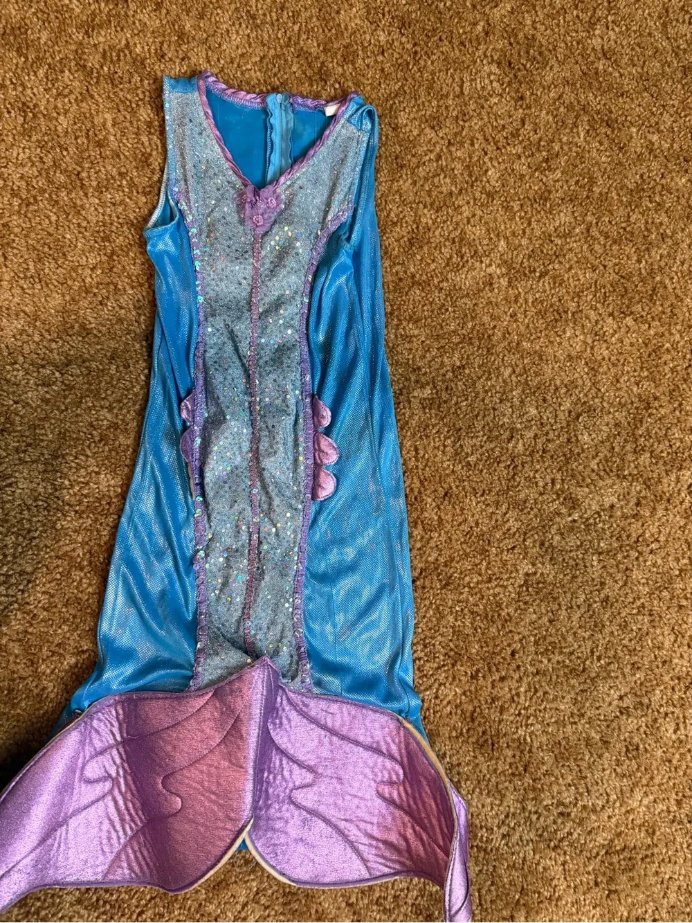 Little Girl Mermaid Dress 3/4